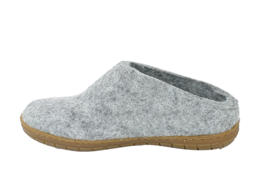 Glerups Wool Mule With Rubber Bottom