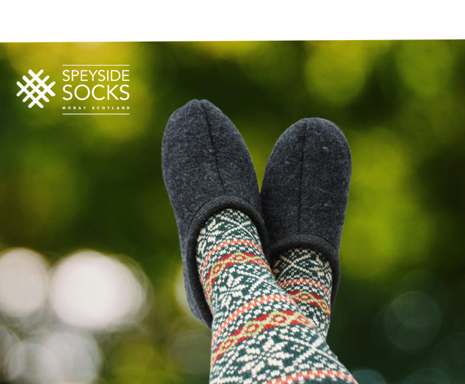 Speyside Socks- Wonderful, natural wool socks.