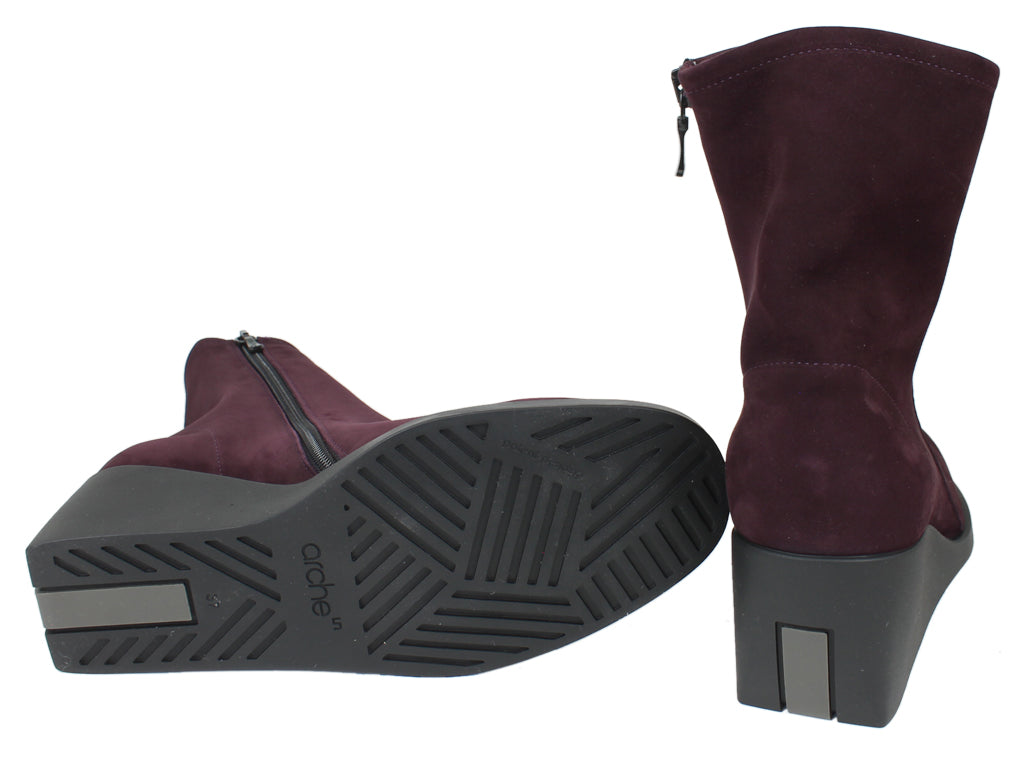 Office aubergine hot sale boots