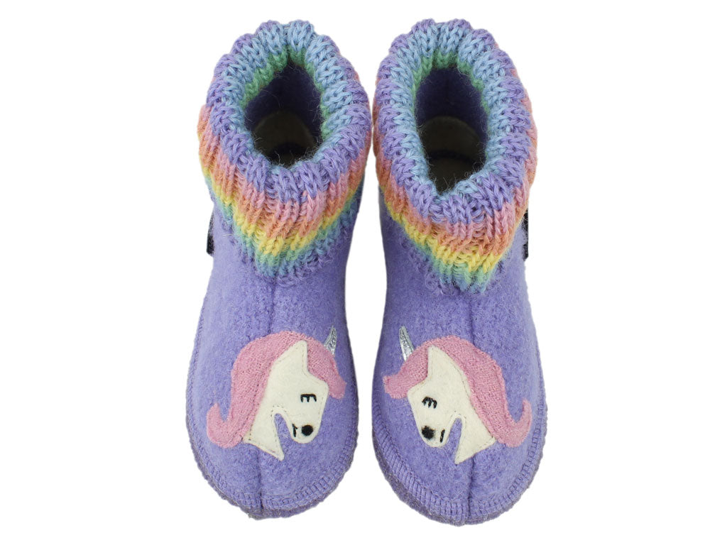 Haflinger Children's slippers Fairy Tale Orchid