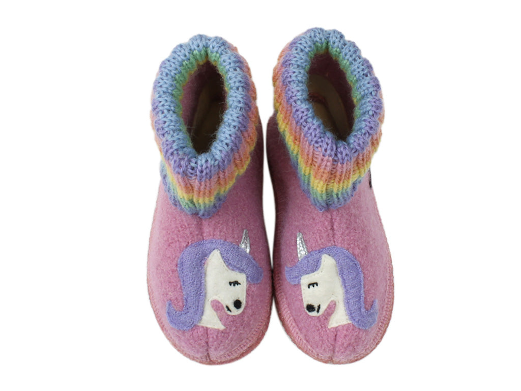 Haflinger Children's slippers Fairy Tale Pink