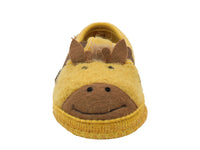 Haflinger Children's slippers Giraffe Yellow