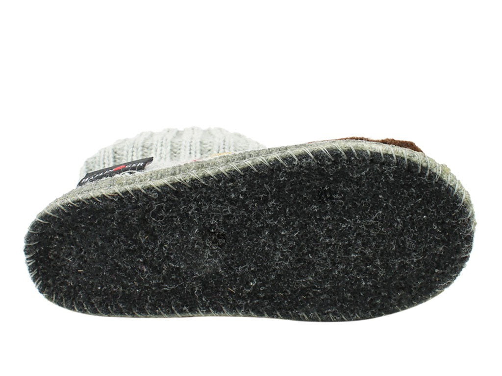 Haflinger Children's slippers Leo Grey