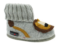 Haflinger Children's slippers Leo Grey