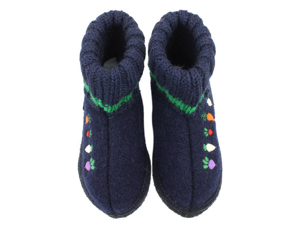 Haflinger Children's slippers Veggie Navy
