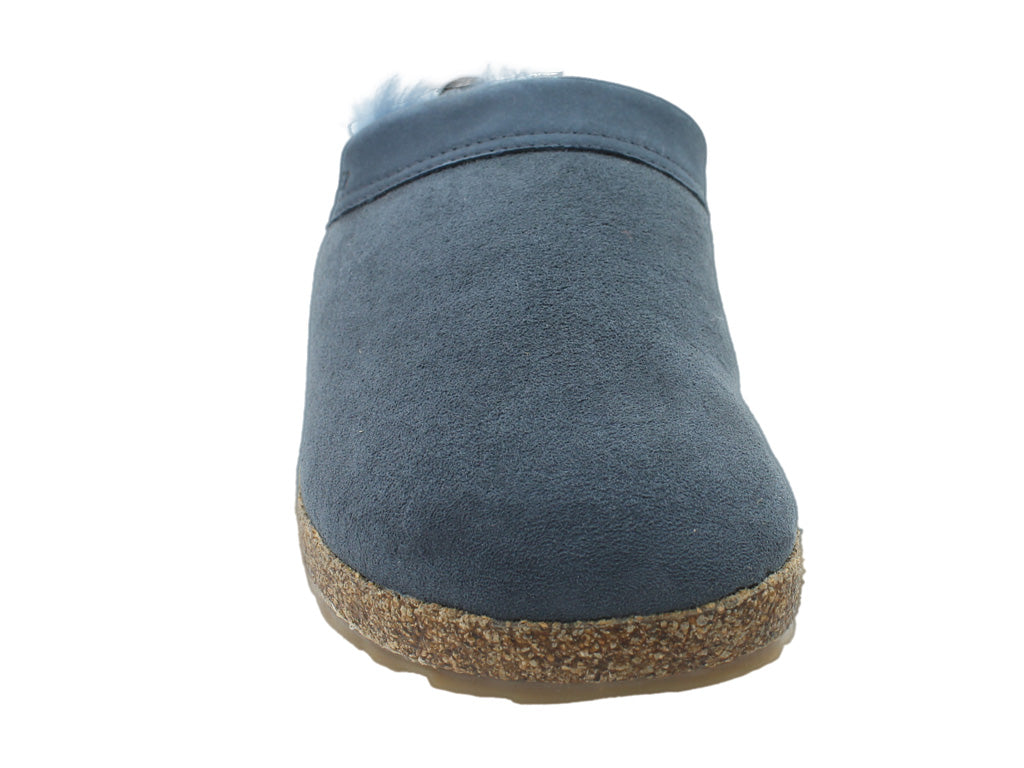 Haflinger Clogs Sheepskin Snowbird Navy