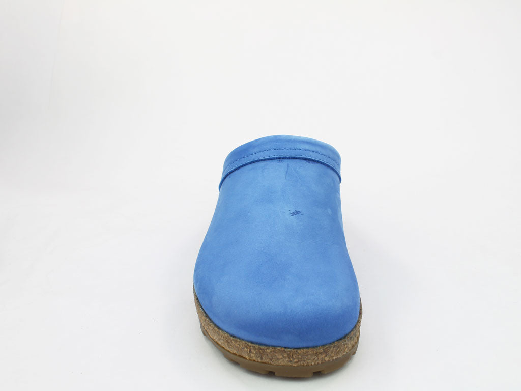 Haflinger Leather Clogs Malmo Blue (Second Quality)