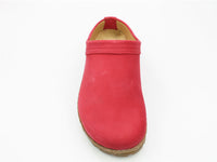 Haflinger Leather Clogs Malmo Red (Second Quality)