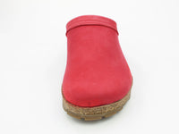 Haflinger Leather Clogs Malmo Red (Second Quality)