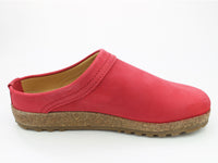 Haflinger Leather Clogs Malmo Red (Second Quality)