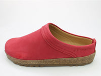 Haflinger Leather Clogs Malmo Red (Second Quality)