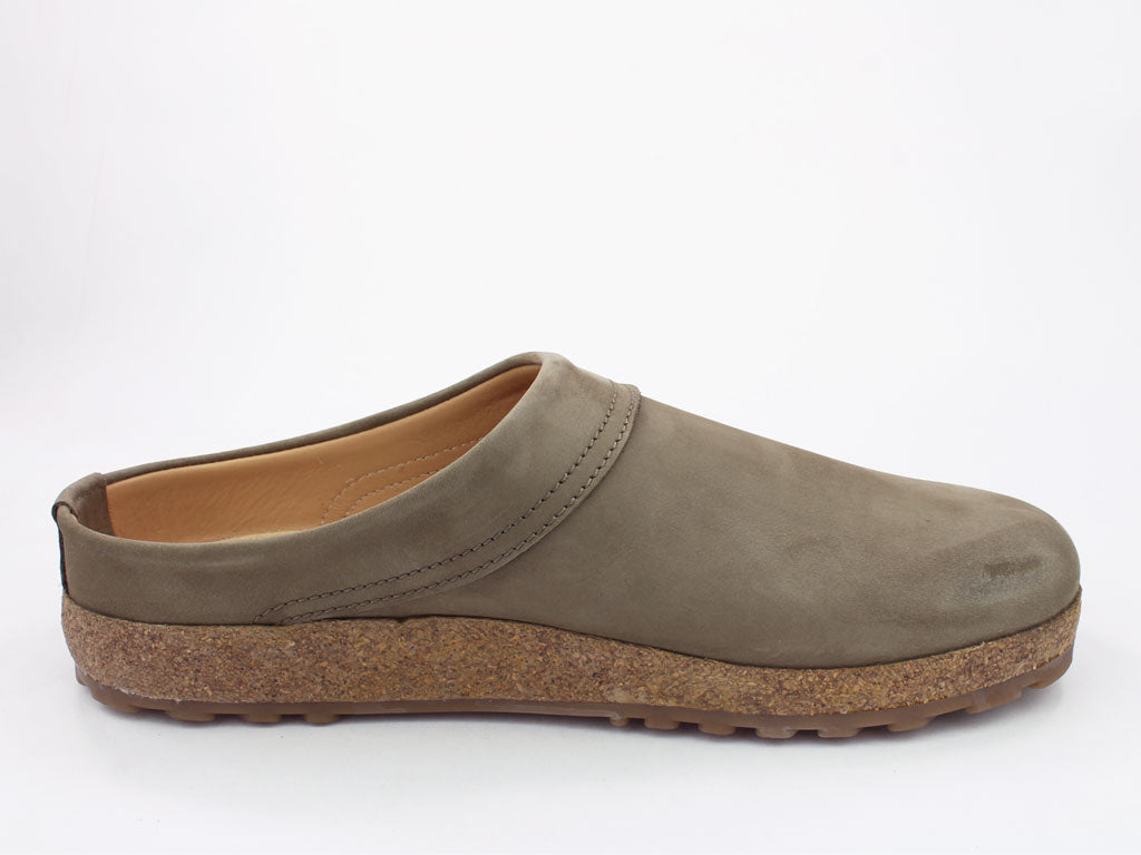 Haflinger Leather Clogs Malmo Taupe (Second Quality)