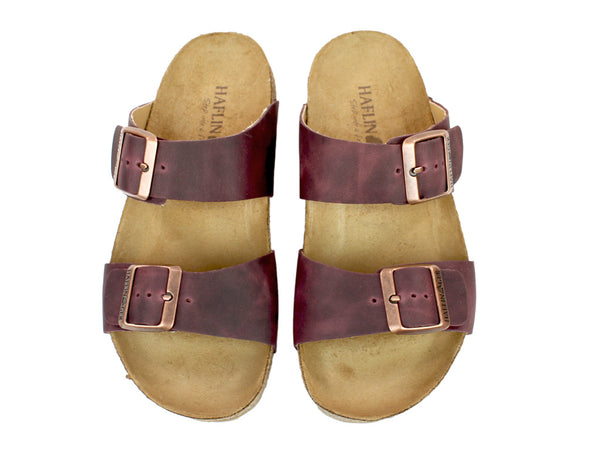 Haflinger Sandals Andrea Country Bordeaux