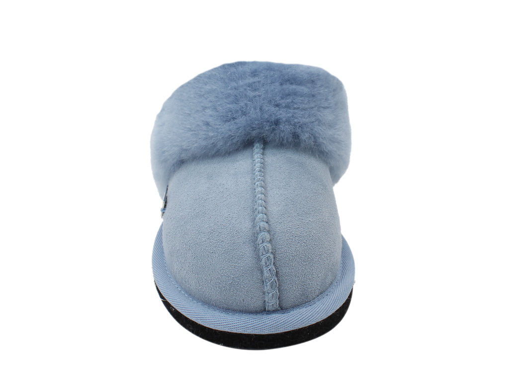 Haflinger Sheepskin Slippers North Star Blue