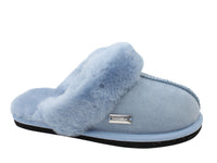 Haflinger Sheepskin Slippers North Star Blue