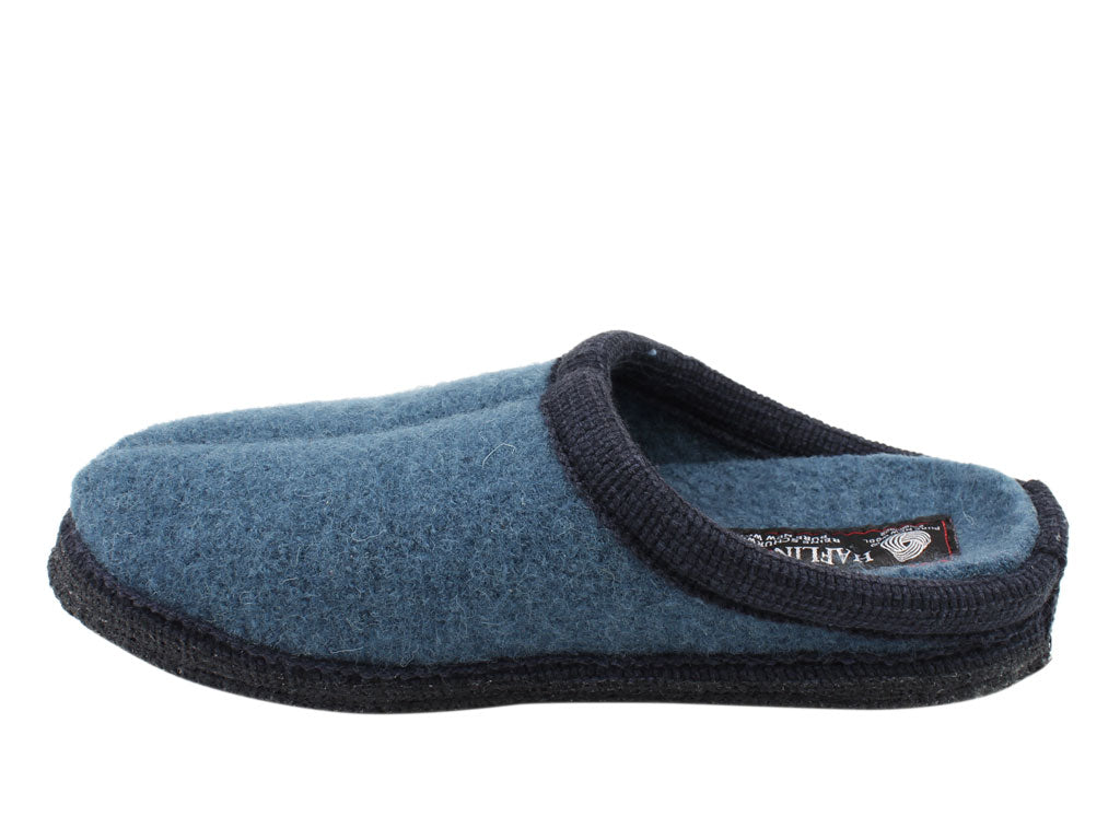 Haflinger Slippers Alaska Taubenblau