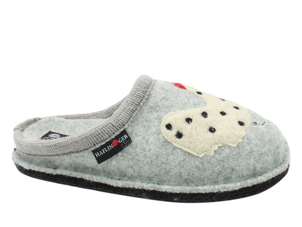 Haflinger Slippers Flair Chicken Grey