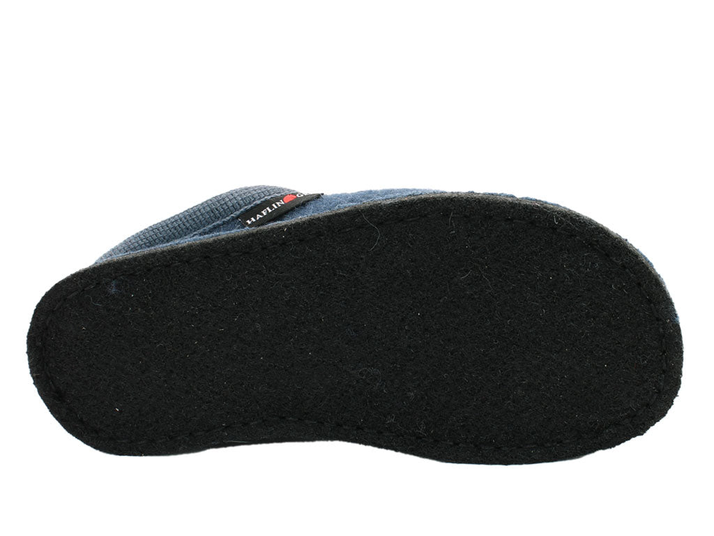 Haflinger Slippers Flair Choupette Cat Blue