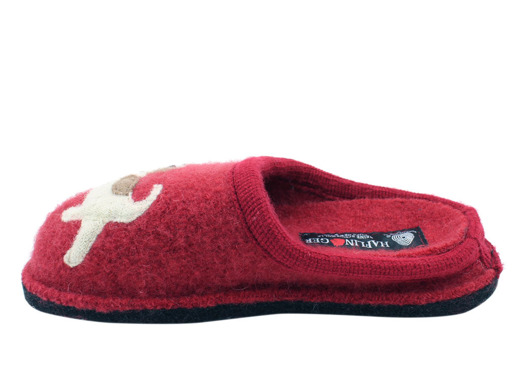 Haflinger Slippers Flair Fido Red