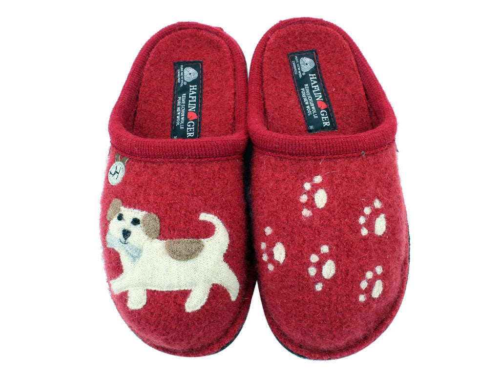 Haflinger Slippers Flair Fido Red