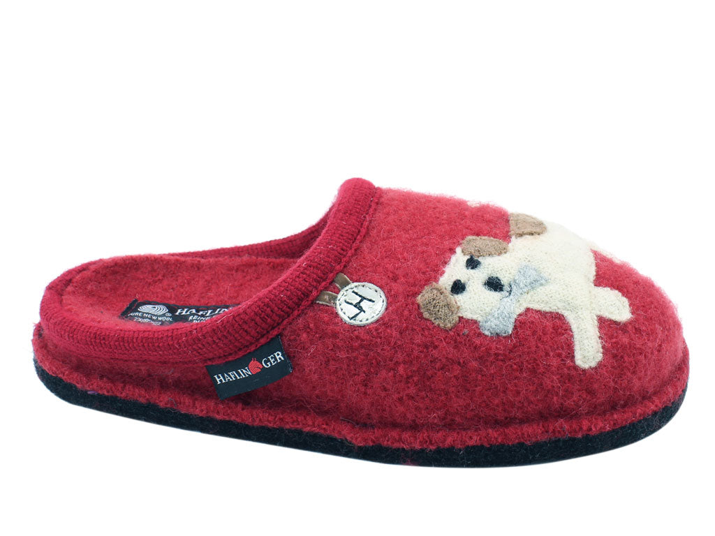 Haflinger Slippers Flair Fido Red