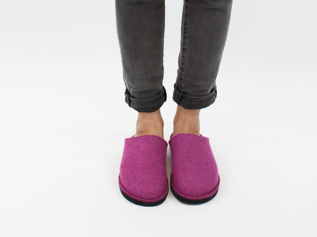 Haflinger Slippers Flair Soft Mulberry