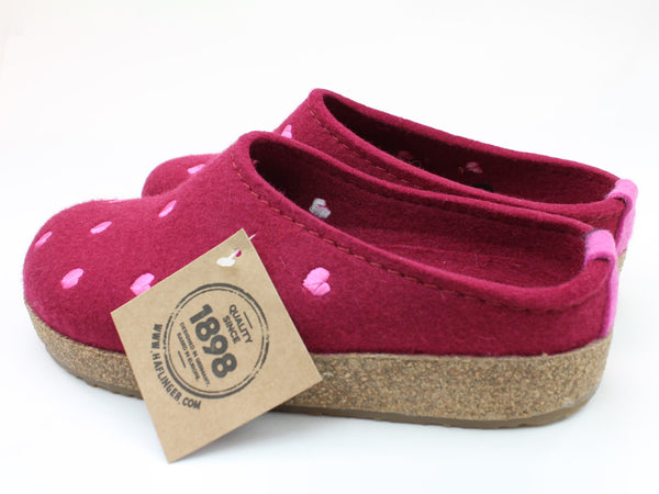 (Second Quality) Haflinger Clogs Grizzly Sweetheart Port