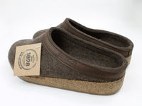 (Second Quality) Haflinger Clogs Grizzly Torben Brown