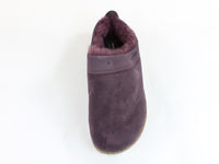 (Second Quality) Haflinger Clogs Sheepskin Snowbird Aubergine