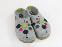 (Second Quality) Haflinger Felt Clogs Grizzly Faible Grey