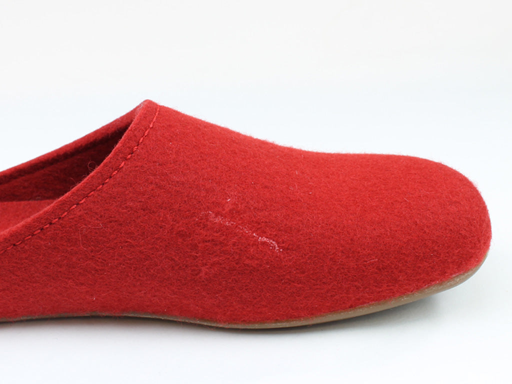 (Second Quality) Haflinger Slippers Everest Fundus Red