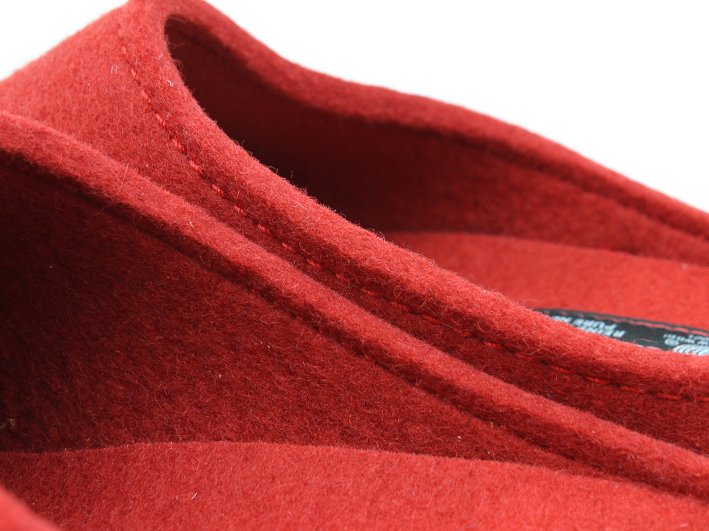 (Second Quality) Haflinger Slippers Everest Fundus Red