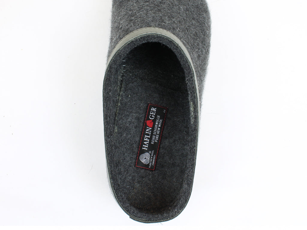 (Second Quality) Haflinger Clogs Grizzly Torben Anthracite