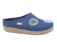 Haflinger Felt Clogs Grizzly Radius Jeans side view