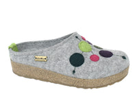 Haflinger Felt Clogs Grizzly Faible Grey side view