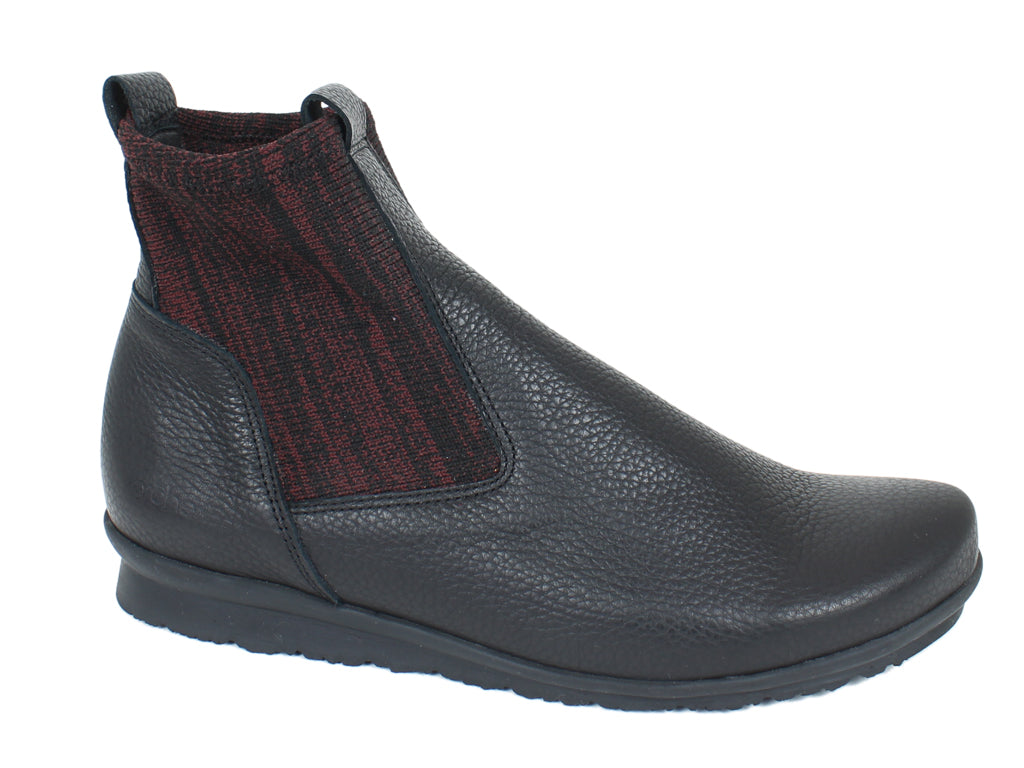 Arche Boots Barteo Black Bordeaux Women s ankle boots