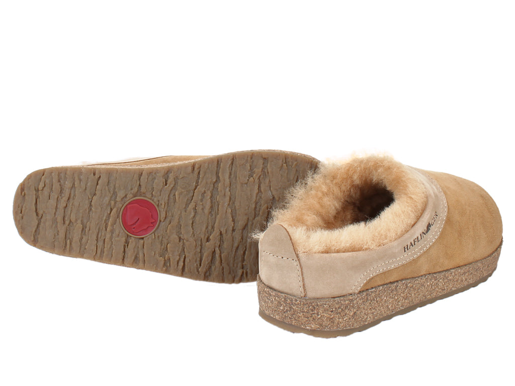 Haflinger store sheepskin slippers