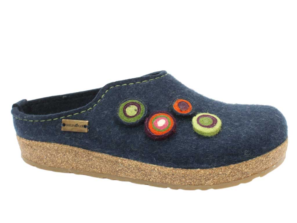 Felt Clogs Unisex design Cork footbed Haflinger Shoegarden UK